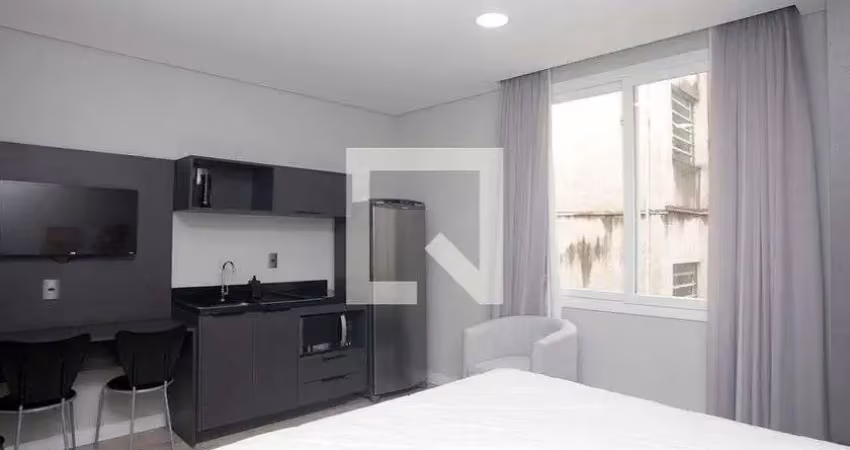 Kitnet / stúdio para aluguel - centro histórico, 1 quarto,  26 m² - porto alegre