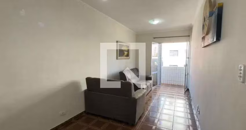 Apartamento para aluguel - vila tupi, 1 quarto,  50 m² - praia grande