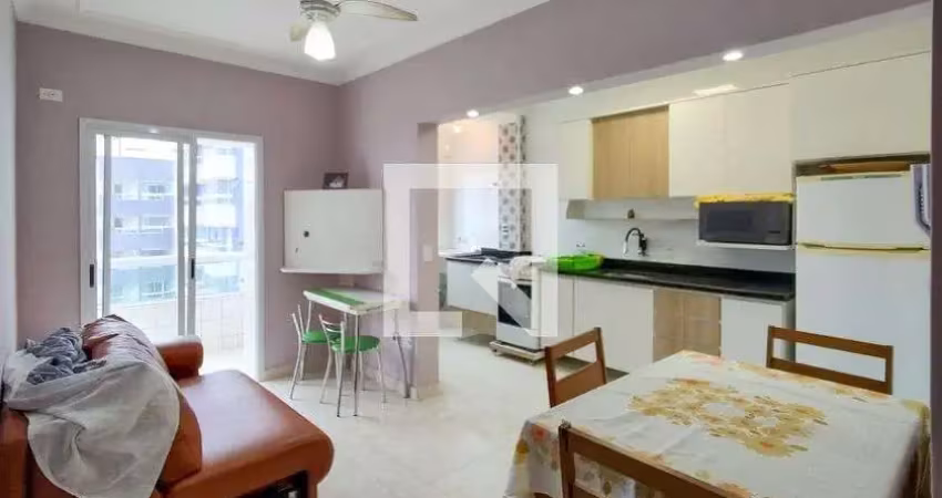 Apartamento para aluguel - maracanã, 2 quartos,  58 m² - praia grande