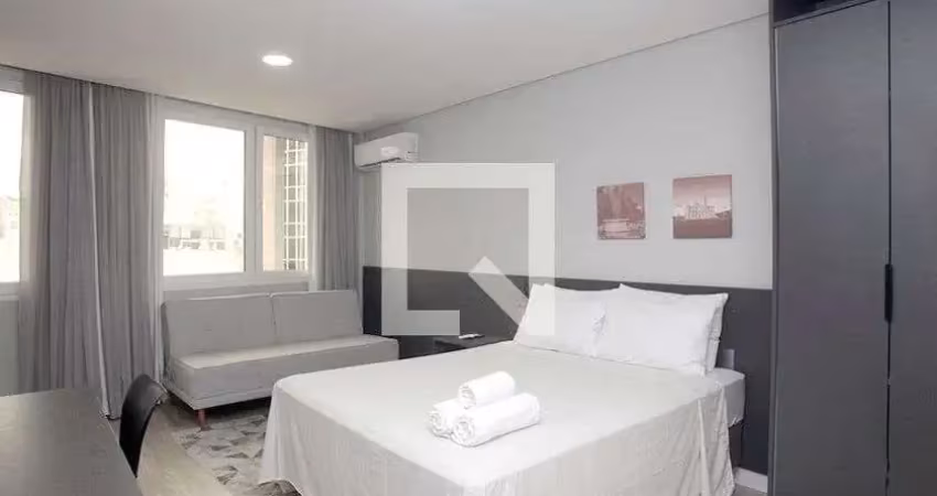 Kitnet / stúdio para aluguel - centro histórico, 1 quarto,  30 m² - porto alegre