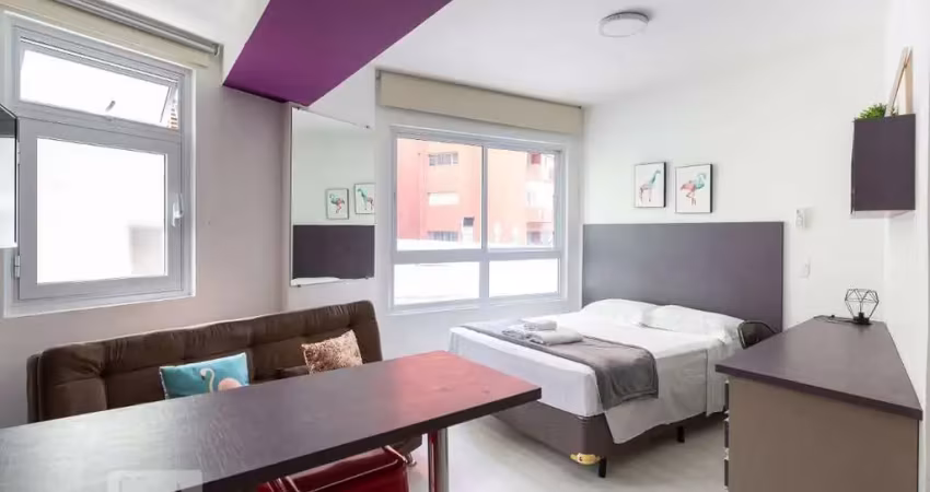 Kitnet / stúdio para aluguel - consolação, 1 quarto,  25 m² - são paulo