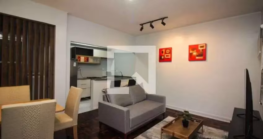 Apartamento para aluguel - centro histórico, 1 quarto,  72 m² - porto alegre