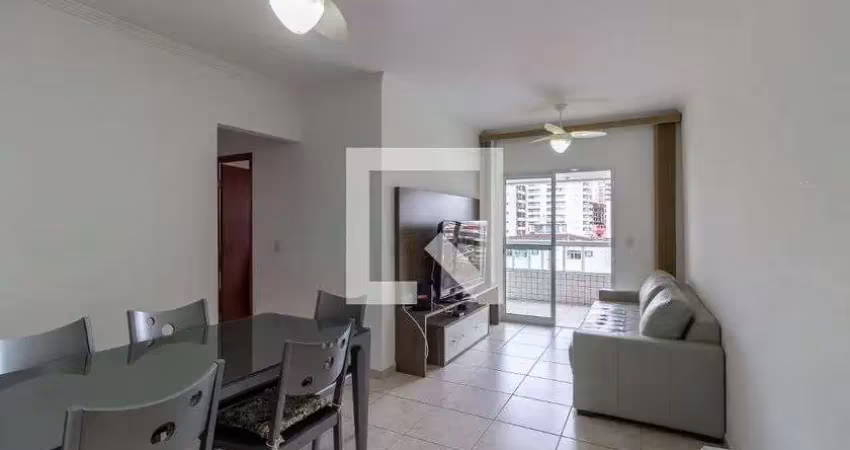 Apartamento para aluguel - guilhermina, 2 quartos,  75 m² - praia grande
