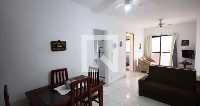 Apartamento para aluguel - guilhermina, 1 quarto,  88 m² - praia grande