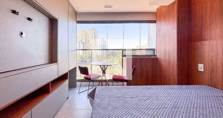 Kitnet / stúdio para aluguel - chácara santo antonio, 1 quarto,  25 m² - são paulo