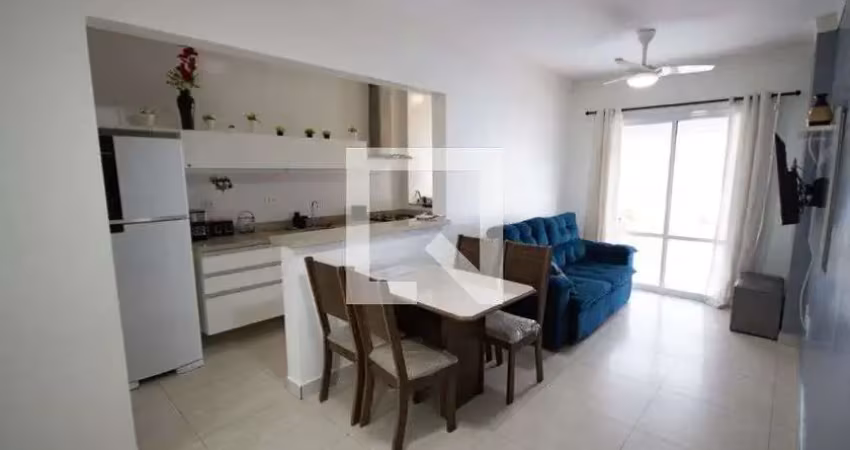 Apartamento para aluguel - vila caiçara, 1 quarto,  55 m² - praia grande