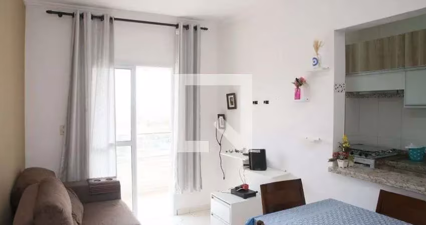 Apartamento para aluguel - maracanã, 1 quarto,  52 m² - praia grande