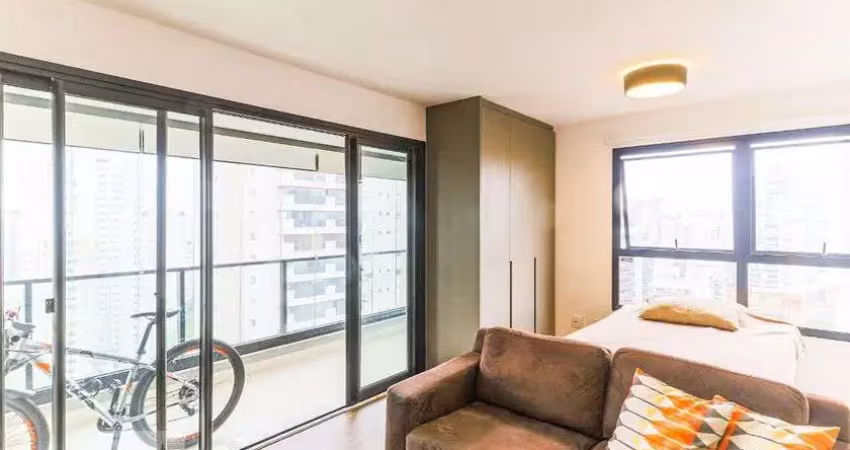 Kitnet / stúdio para aluguel - brooklin, 1 quarto,  39 m² - são paulo