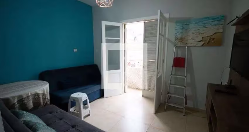 Apartamento para aluguel - boqueirão, 1 quarto,  40 m² - praia grande