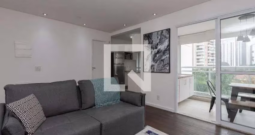 Apartamento para aluguel - brooklin, 1 quarto,  52 m² - são paulo