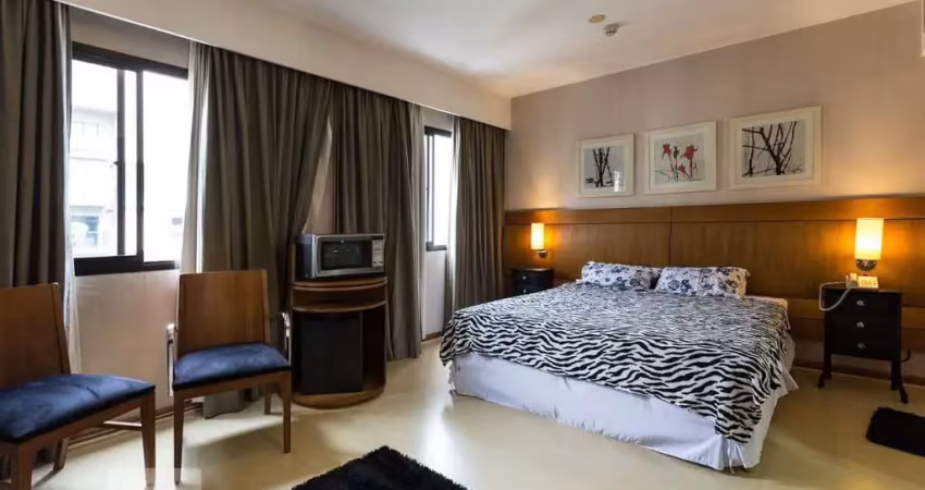 Kitnet / stúdio para aluguel - moema, 1 quarto,  27 m² - são paulo