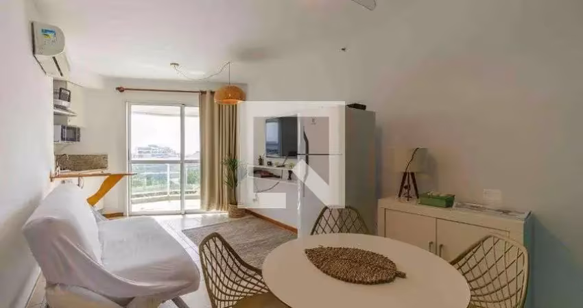 Apartamento para aluguel - recreio, 1 quarto,  55 m² - rio de janeiro