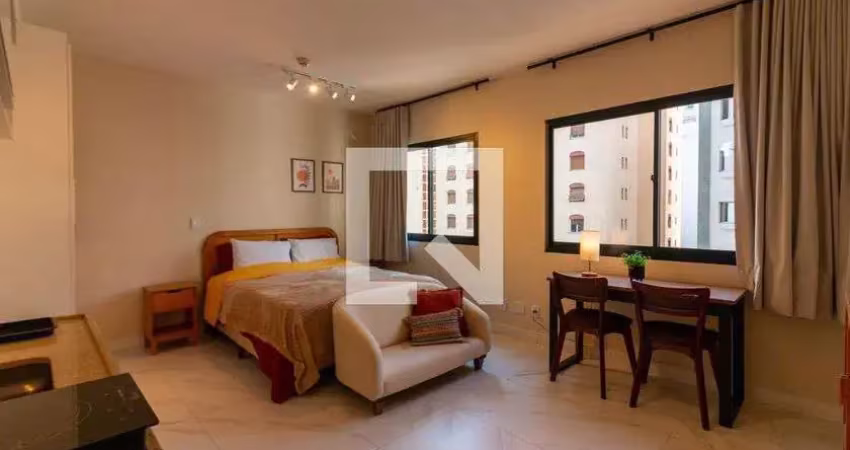 Kitnet / stúdio para aluguel - moema, 1 quarto,  28 m² - são paulo