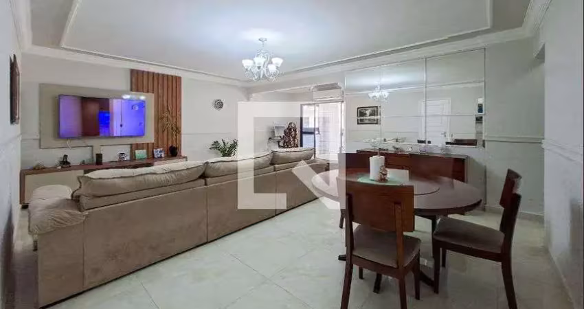 Apartamento para aluguel - vila caiçara, 3 quartos,  120 m² - praia grande