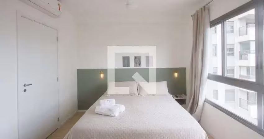 Kitnet / stúdio para aluguel - brooklin, 1 quarto,  24 m² - são paulo