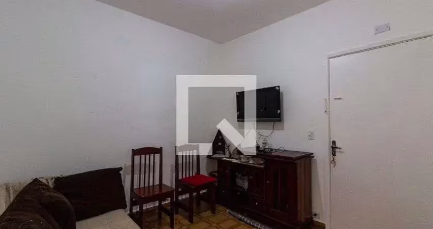 Kitnet / stúdio para aluguel - vila caiçara, 1 quarto,  38 m² - praia grande
