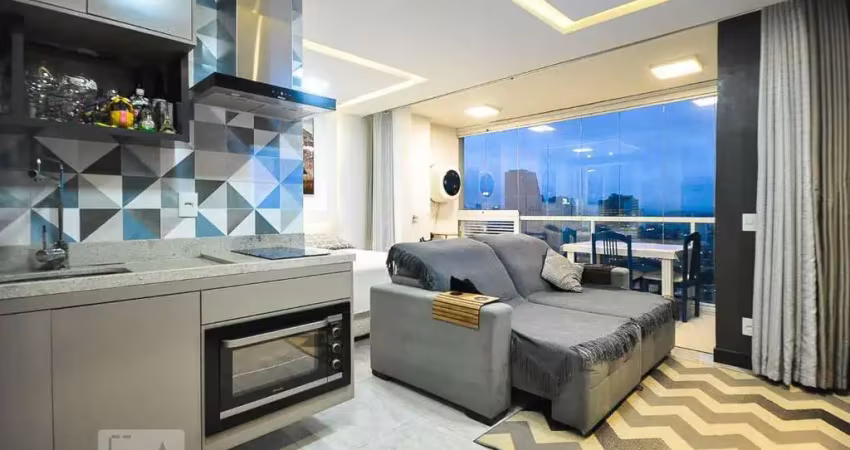 Kitnet / stúdio para aluguel - real parque, 1 quarto,  37 m² - são paulo