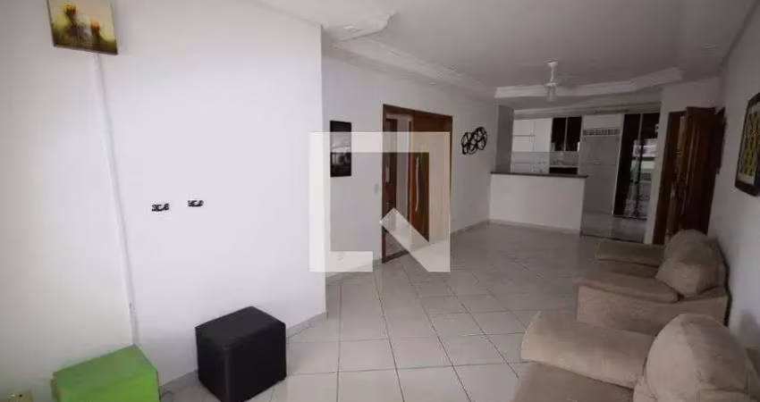 Apartamento para aluguel - vila tupi, 3 quartos,  107 m² - praia grande