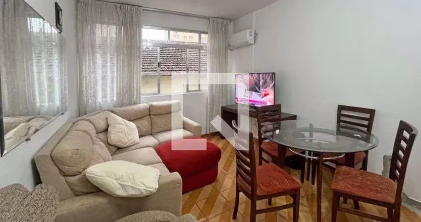 Apartamento para aluguel - embaré, 2 quartos,  90 m² - santos