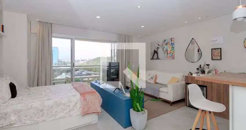 Kitnet / stúdio para aluguel - chácara santo antonio, 1 quarto,  45 m² - são paulo