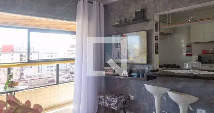 Apartamento para aluguel - boqueirão, 2 quartos,  60 m² - praia grande