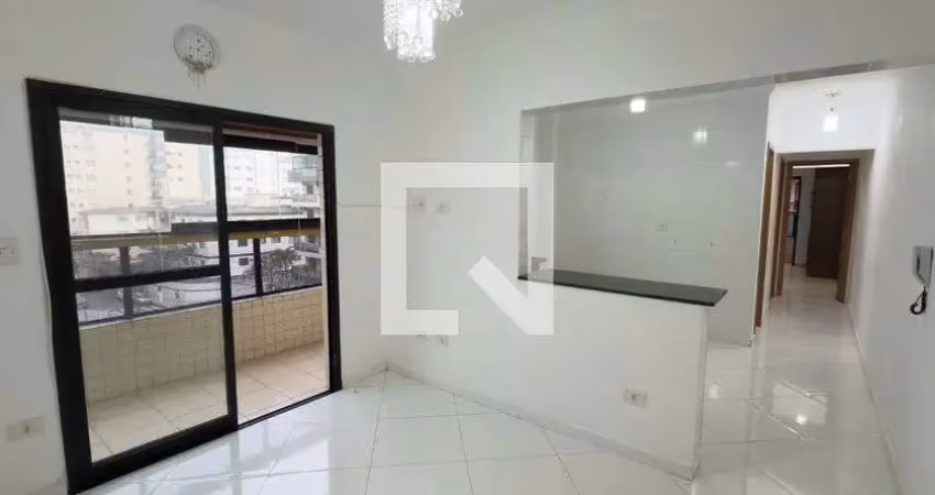 Apartamento para aluguel - boqueirão, 2 quartos,  63 m² - praia grande