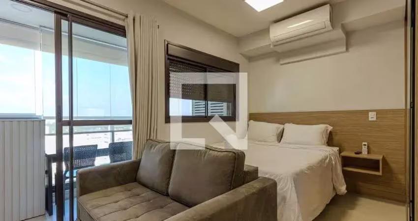 Kitnet / stúdio para aluguel - chácara santo antonio, 1 quarto,  28 m² - são paulo