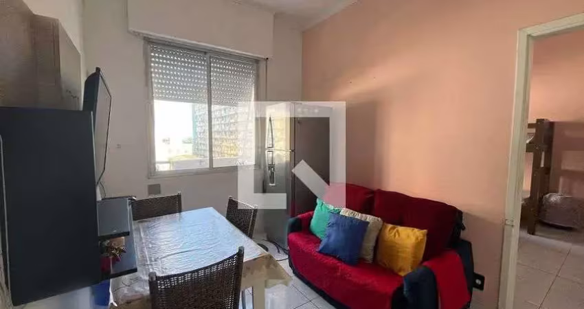 Apartamento para aluguel - embaré, 1 quarto,  31 m² - santos