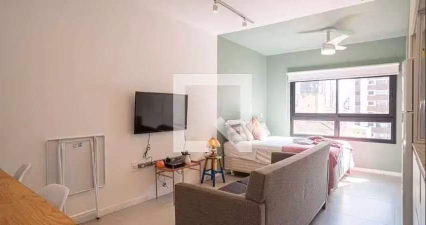 Kitnet / stúdio para aluguel - consolação, 1 quarto,  27 m² - são paulo