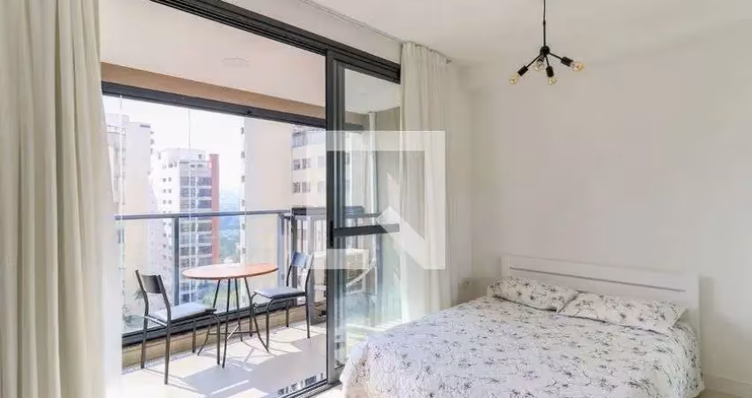 Kitnet / stúdio para aluguel - brooklin, 1 quarto,  30 m² - são paulo