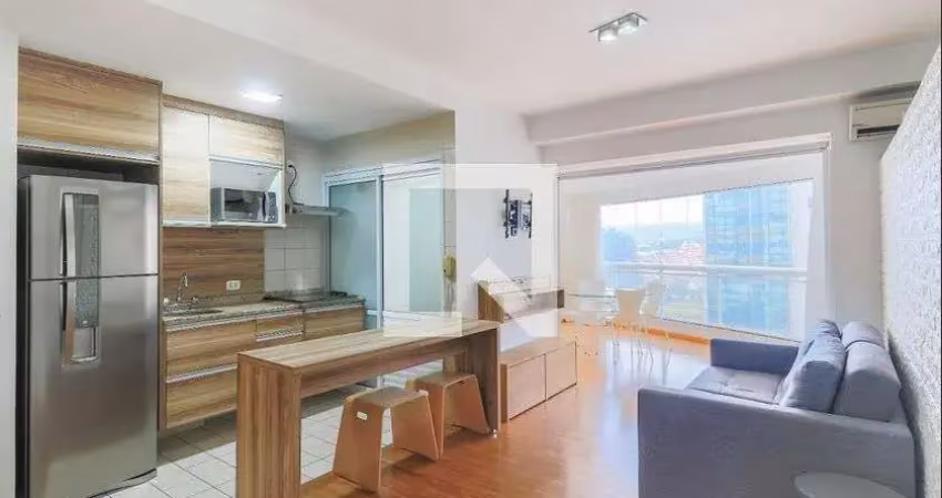 Apartamento para aluguel - brooklin, 1 quarto,  50 m² - são paulo