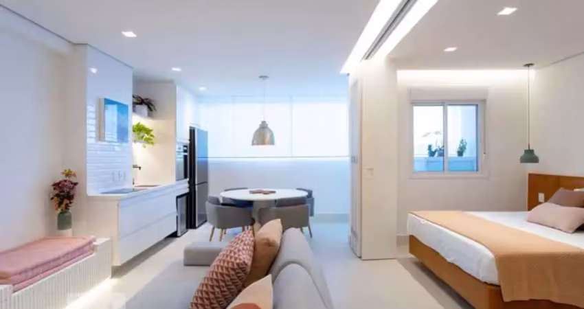 Apartamento para aluguel - brooklin, 1 quarto,  54 m² - são paulo
