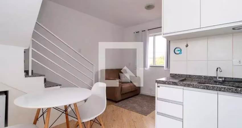 Apartamento para aluguel - água verde, 1 quarto,  32 m² - curitiba