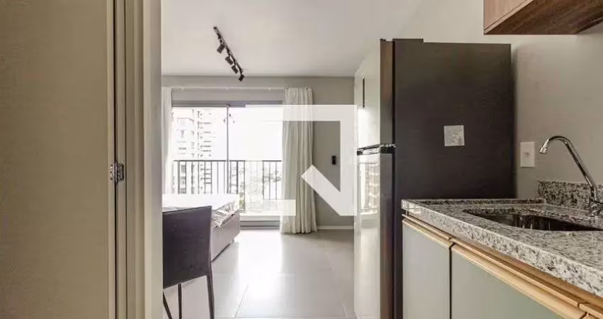 Kitnet / stúdio para aluguel - brooklin, 1 quarto,  25 m² - são paulo