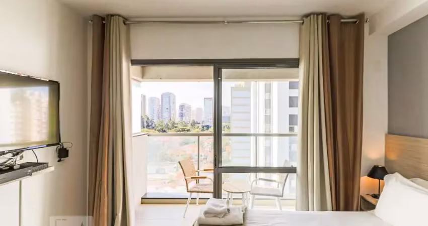 Kitnet / stúdio para aluguel - brooklin, 1 quarto,  26 m² - são paulo