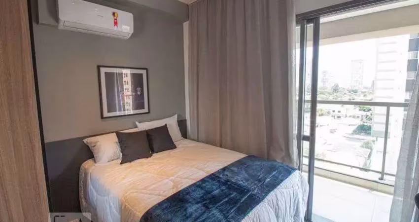 Kitnet / stúdio para aluguel - brooklin, 1 quarto,  30 m² - são paulo