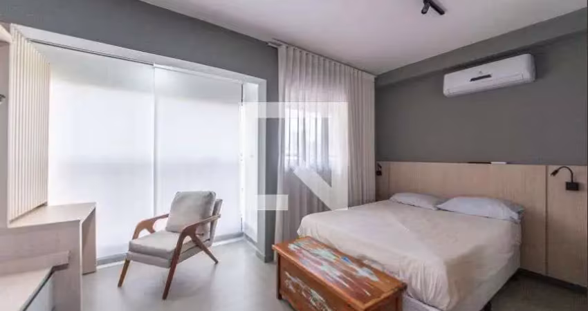 Kitnet / stúdio para aluguel - brooklin, 1 quarto,  24 m² - são paulo