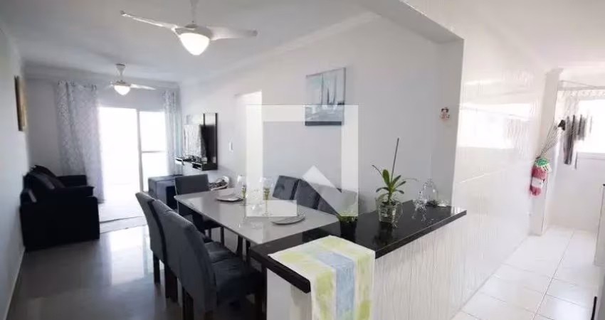 Apartamento para aluguel - vilamar, 2 quartos,  62 m² - praia grande