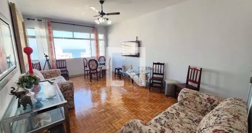 Apartamento para aluguel - gonzaga , 2 quartos,  75 m² - santos