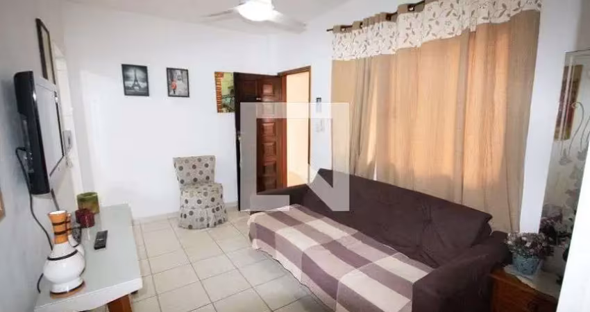 Apartamento para aluguel - canto do forte, 1 quarto,  71 m² - praia grande
