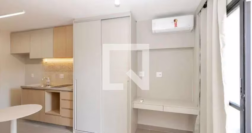 Kitnet / stúdio para aluguel - brooklin, 1 quarto,  25 m² - são paulo