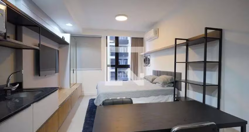 Kitnet / stúdio para aluguel - trindade, 1 quarto,  30 m² - florianópolis
