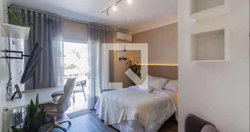 Kitnet / stúdio para aluguel - centro, 1 quarto,  25 m² - florianópolis