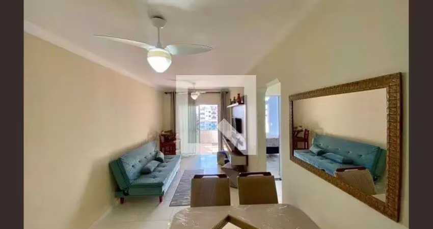 Apartamento para aluguel - vila caiçara, 2 quartos,  85 m² - praia grande
