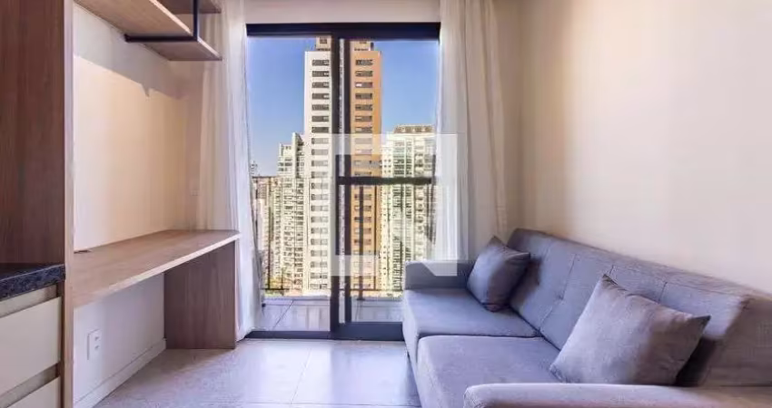 Kitnet / stúdio para aluguel - brooklin, 1 quarto,  27 m² - são paulo