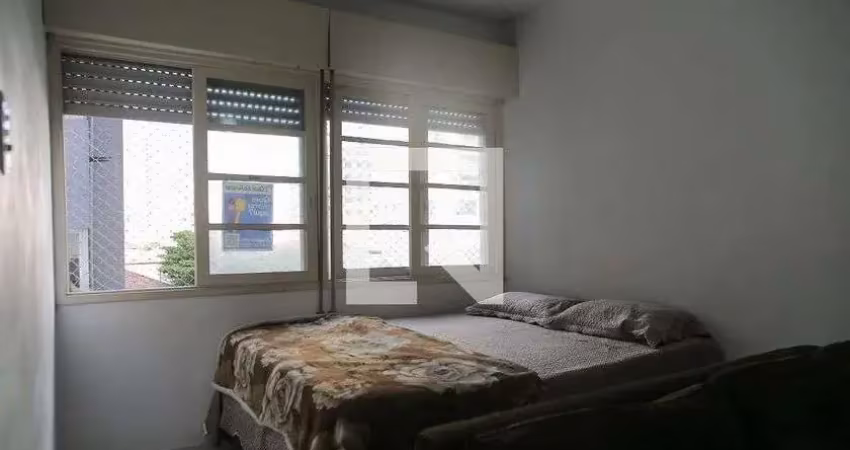 Kitnet / stúdio para aluguel - embaré, 1 quarto,  30 m² - santos