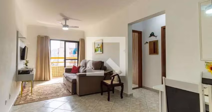 Apartamento para aluguel - aviação, 1 quarto,  59 m² - praia grande