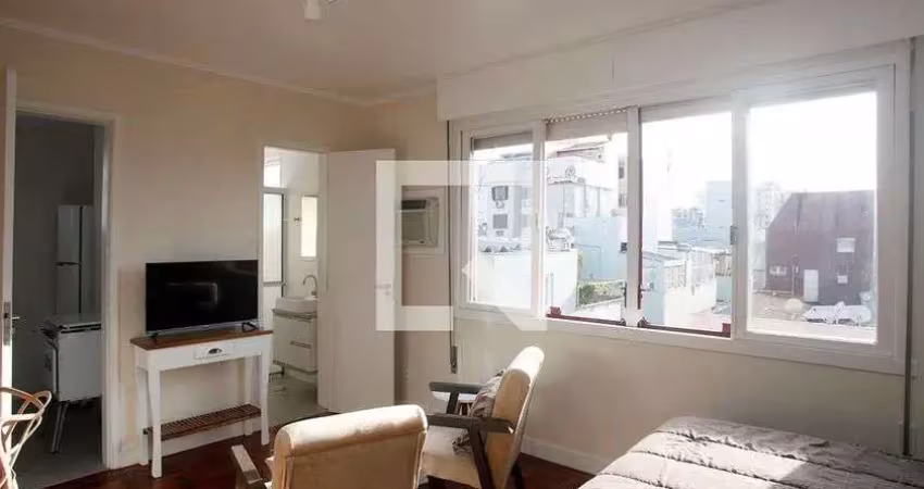 Kitnet / stúdio para aluguel - centro histórico, 1 quarto,  26 m² - porto alegre