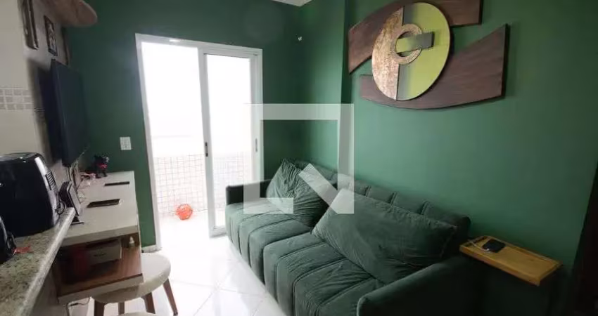 Apartamento para aluguel - vila caiçara, 1 quarto,  56 m² - praia grande