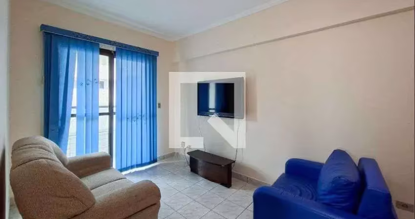 Apartamento para aluguel - guilhermina, 2 quartos,  70 m² - praia grande